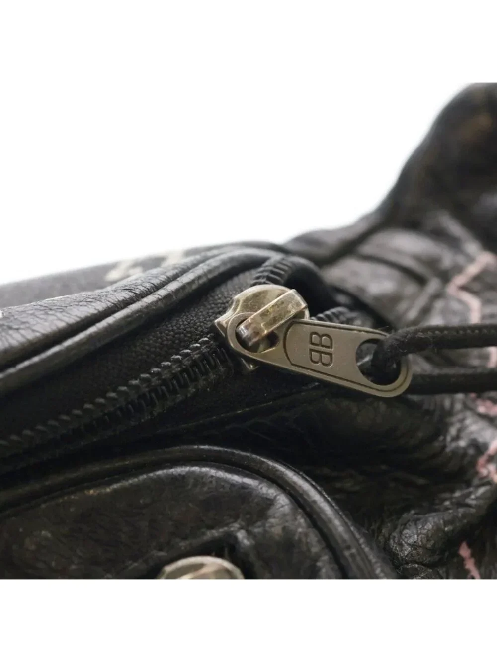 Balenciaga Waist Bag Black Leather - Picture 7 of 8